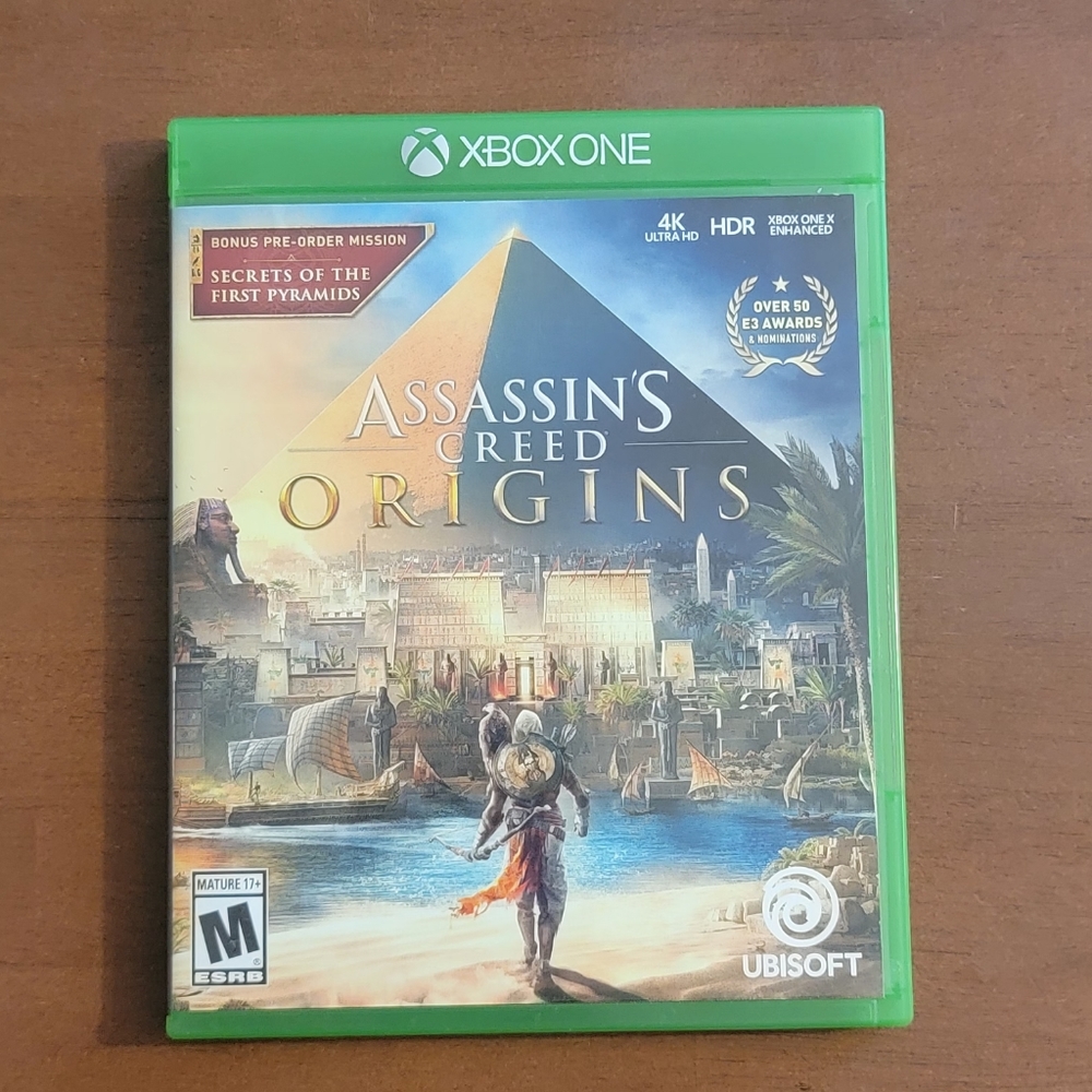 Used Microsoft Xbox One - Assassin's Creed Origins Rated Mature 4k Ultra HD